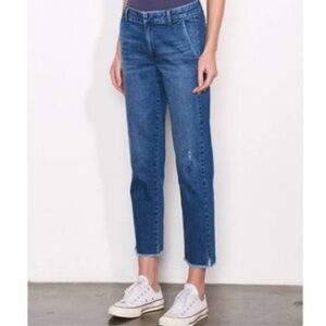 Sundry | Le Soleil Love Crop Jeans with Raw Hem Size 30